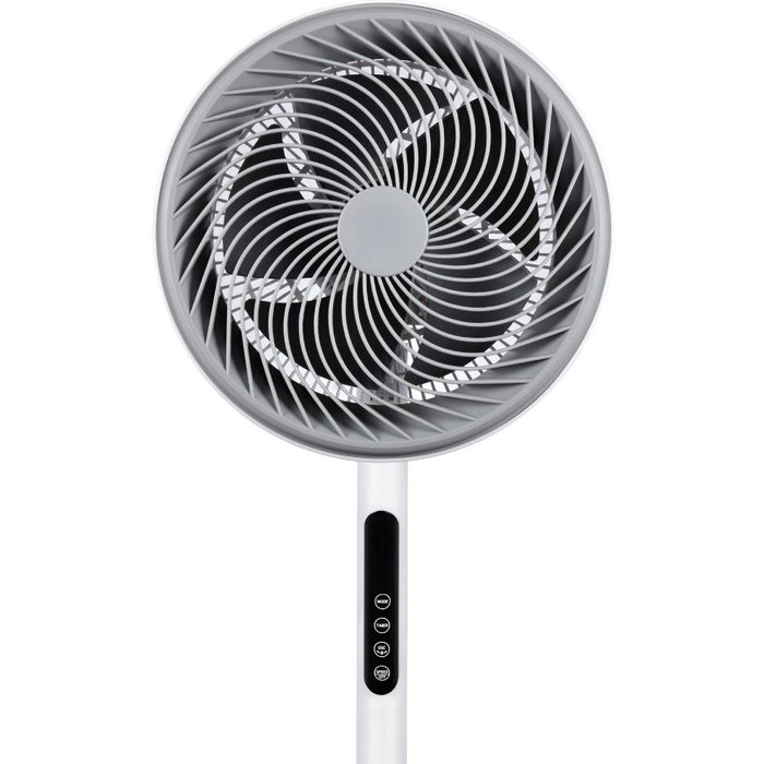 Daewoo DW9007 Ventilador de Pie 80W 25cm 5 Aspas 3 Velocidades con Mando a Distancia
